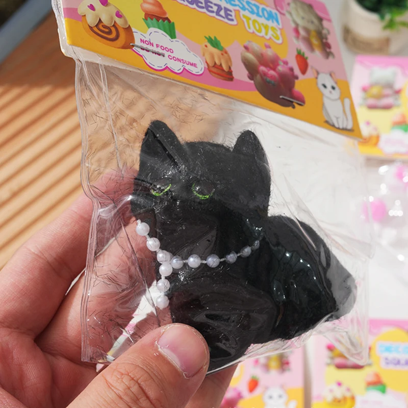 Cartoon Prachtige Leuke Kat Zachte Pinch Knijpspeelgoed Grappige Cartoon Mooie Diervormige Kinderen Rebound Stress Verlichten Speelgoed Geschenken