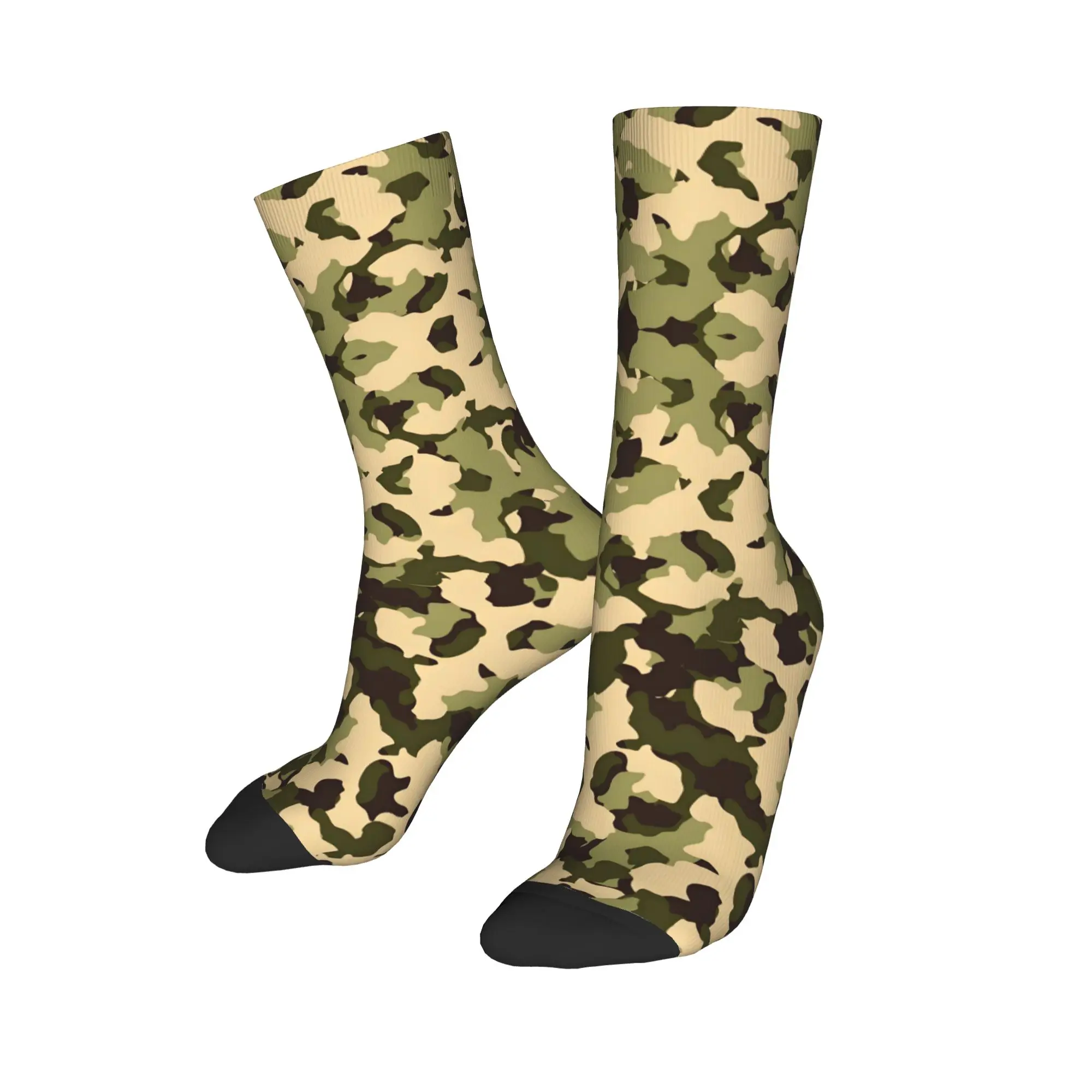 

Камуфляжные носки Kawaii на заказ для мужчин и женщин, теплые камуфляжные спортивные баскетбольные носки с 3D принтом Flecktarn