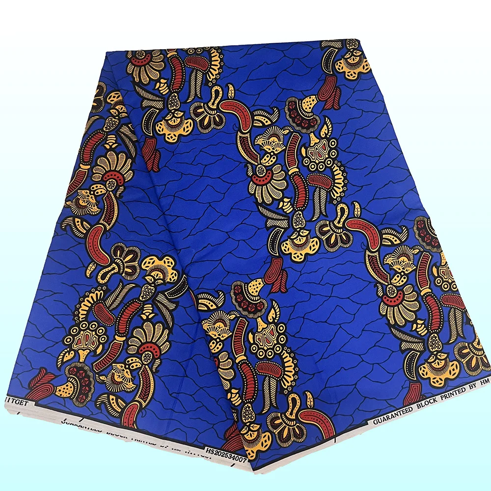 

1 шт., дамасская ткань, 5,48 метра, африканская восковая ткань, Ганна Кенте, дизайн, африканская восковая ткань с принтом, Нигерия, Анкара, Кихсть, Pagnes