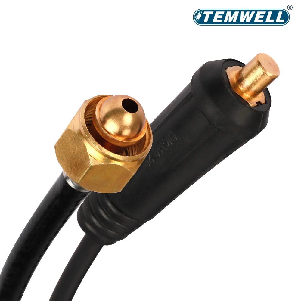 WP9FV TIG Air Cooled Welding Torch Arc Tungsten Argon  4m 13ft  Flexible Neck Gas Connector M16x1.5 DKJ10-25 Valve