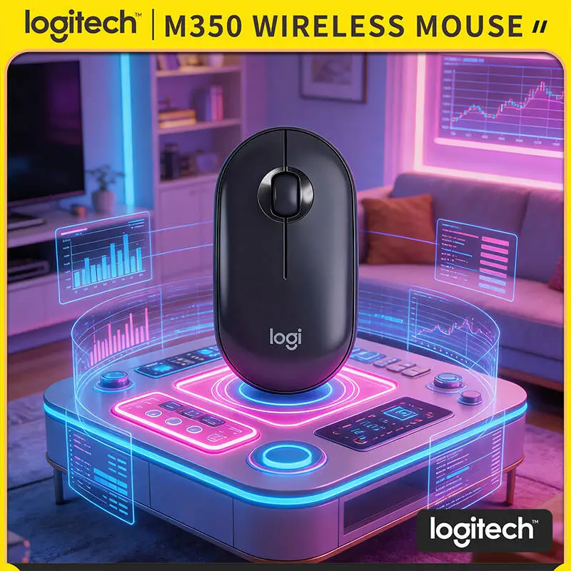 

Эргономичная беспроводная мышь Logitech M350 — удобная ладонь, бесшумная работа, двойной режим, аккумулятор 18 месяцев, экологически чистая сборка