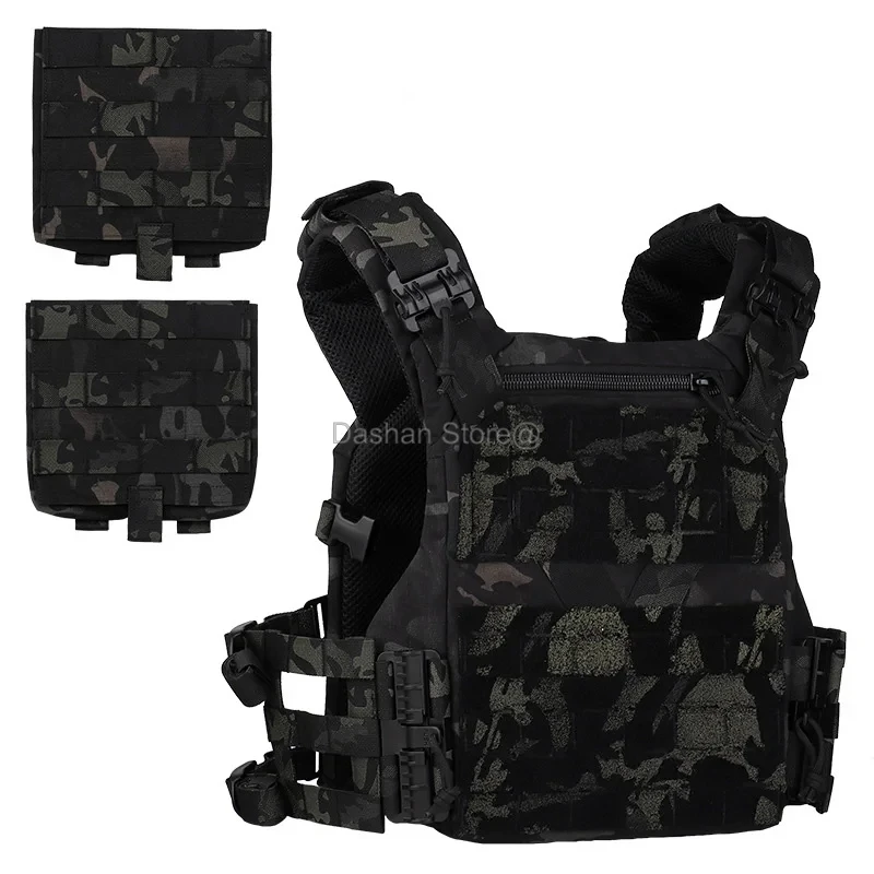 Outdoor 3.0 Tactical Hunting Vest K19 Plate Carrier MOLLE Quick Release Fast Adjust Cummerbund CS Airsoft Agilite Combat Gear