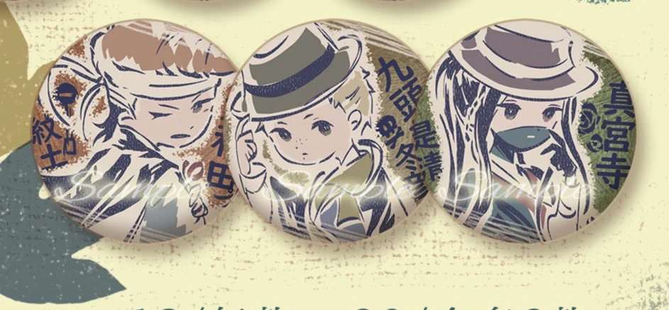 Danganronpa Togami Byakuya Owada Mondo Komaeda Nagito Kuzuryu Fuyuhiko Oma Kokichi أنيمي تأثيري زر دبوس الكرتون بروش شارة