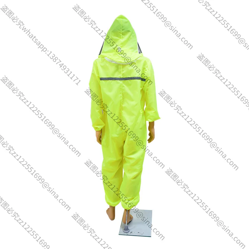 

Подходит для флуоресцентной зеленой летней пчелы, одежды против пчел, полного комплекта дышащей одежды против пчел всего тела, защита от комаров