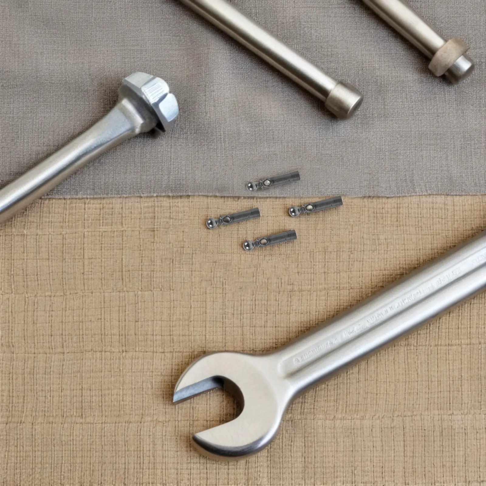 10Pcs Umbrella Tail Beads Metal End Repair Kits 2.2mm Hole Diameter Stick Umbrella Replacement Parts Repair Tools