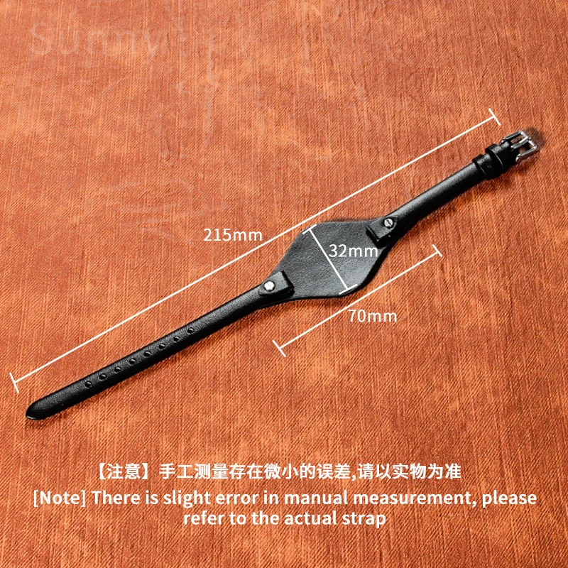 8mm Genuine Leather Watch Strap for Fossil ES3060 ES3565 ES2830 3077 3262 3060 4176 4119 Soft Cowhide Women Small Band Bracelet