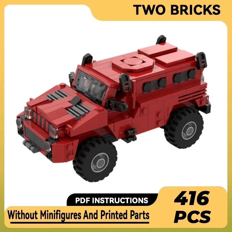 city-car-model-moc-building-bricks-south-african-predator-armored-vehicle-technology-blocks-gift-christmas-toy-diy-sets-assembly