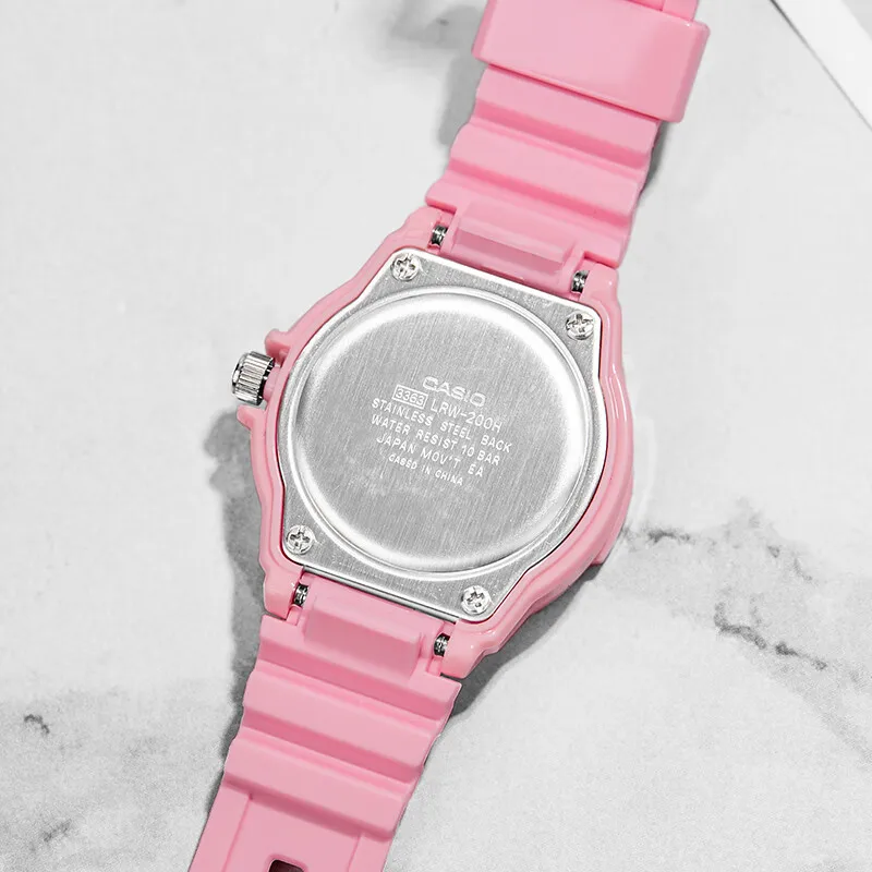 ساعة كاسيو للرجال 30 متر كوارتز مقاومة للماء، ساعة عصرية للجنسين مع عقارب مضيئة مثالية للطلاب