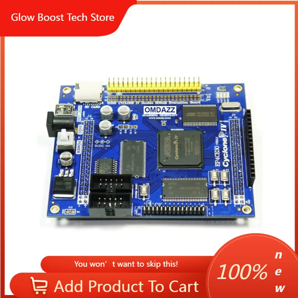 

Набор NYDIY: электронная плата FPGA Altera CycloneIV EP4CE30, демонстрационная плата с 256 МБ SDRAM, алгоритм Ping Pong, SOPC