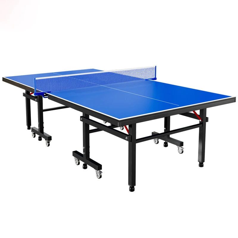 Professional Table Tennis Table 25mm Portable Foldling Foldable for Indoor
