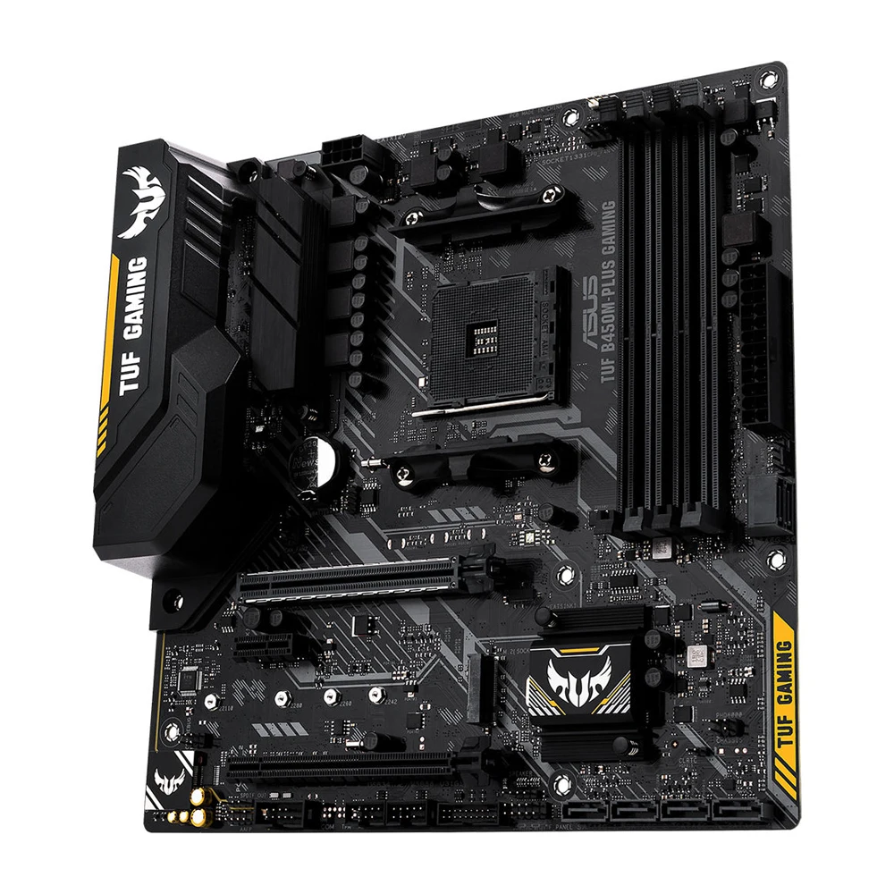 ASUS B450M B450 Motherboard TUF B450M-PLUS GAMING AM4 support Ryzen 5 5600G 5700 5300G 5700 3900 1500 cpus DDR4 64GB M.2 ATX