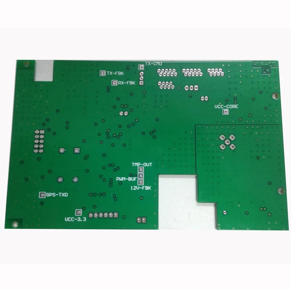 PCB Castellated Edges Manufacturing SMT Assembly 1.55mm 35um Multilayer 2Layer PCB Board ENIG