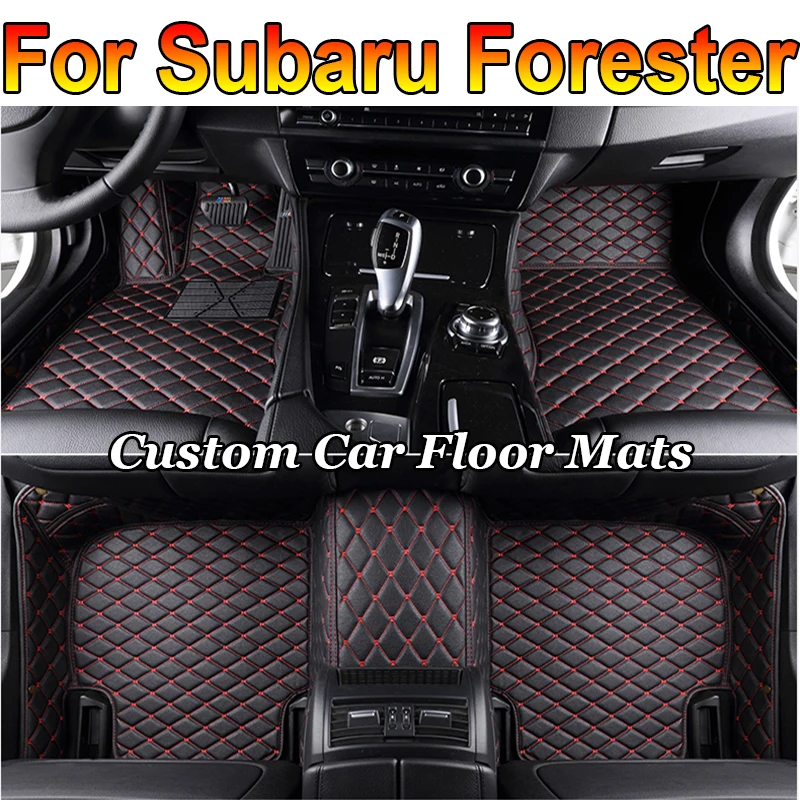 

Автомобильные коврики для Subaru Forester 2012 2011 2010 2009 2008, автомобильные коврики для интерьера, Стайлинг, водонепроницаемые защитные накладки для ног