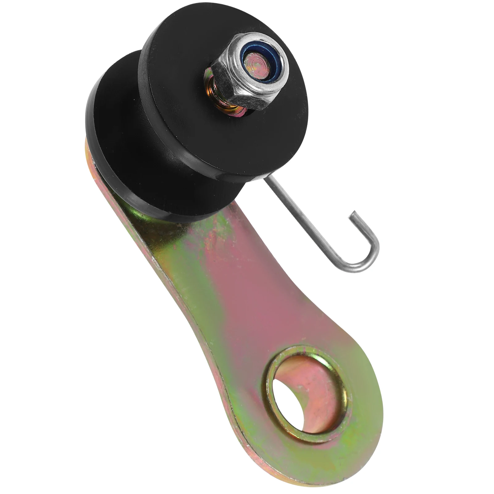 

Motorcycle Chain Tensioner Guide Assembly Iron Plastic Durable Adjustable Slip Resistant Off Road Compatible Chain Roller
