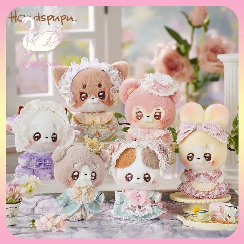 

Original Handspupu Afternoon Tea Party Series Sweet Invitation Doll Plush Pendant Toy Rabbit Healing And Soothing Birthday Gift