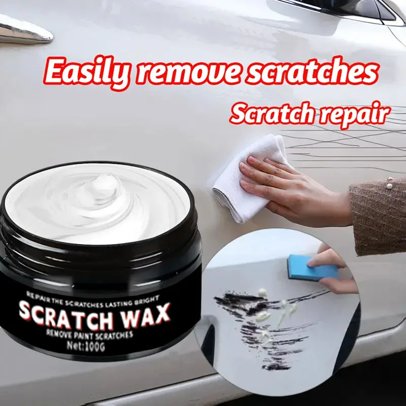 Car Scratch Wax, Automotive Scratch & Swirl Remover, Quick Scratch Repair And Gloss Recovery - Shine Enhancer For All Paint Colo