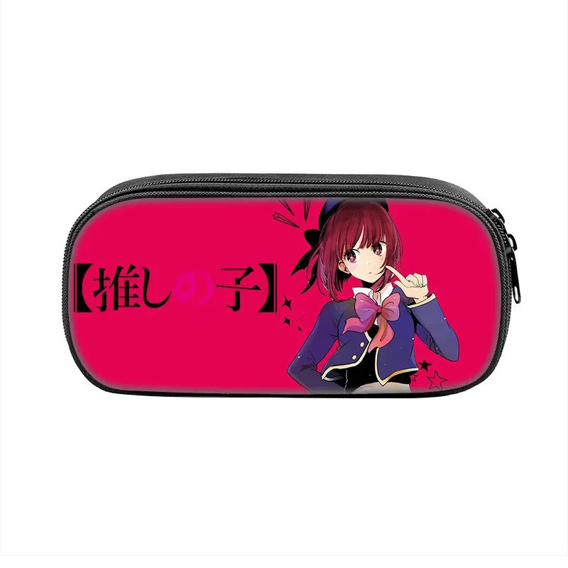 OSHI NO KO Hoshino Ai Pencil Pouch Student Pencil Storage Cute Stationery Akuamarin Rubii Kana Anime Back To School Supplies