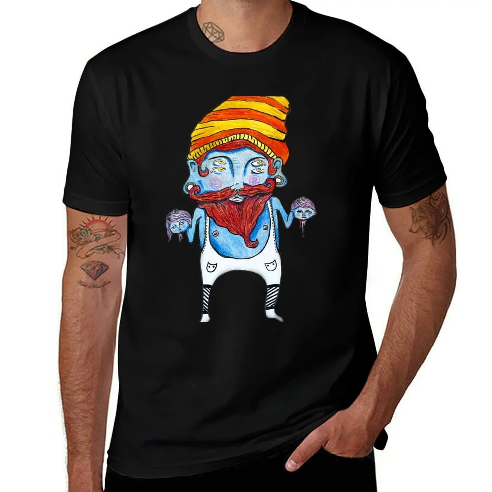 RedHeadedYeti T-Shirt Summer Print Short Sleeve Tee