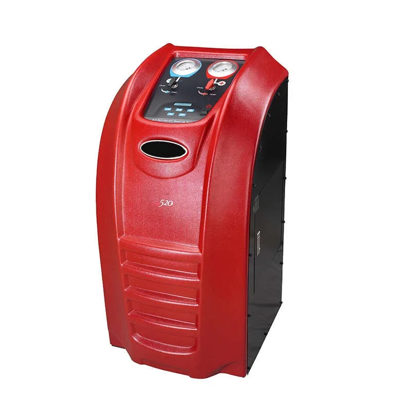 AC Full Automatic air Conditioner Gas Clean Car Refrigerant Recovery and Flushing Machine