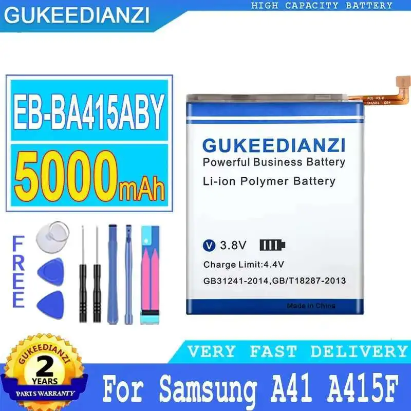 

Mobile Phone Battery Long-Lasting 5000mAh For Samsung Galaxy A41 A415 A415F Premium Replacement EB-BA415ABY