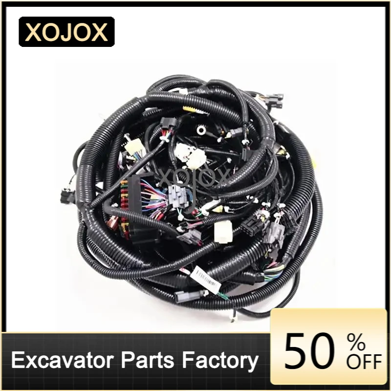 XOJOX For Komatsu PC200-8 main external full vehicle wiring harness SAA6D107E-1 Cummins QSB6.7 engine high quality parts