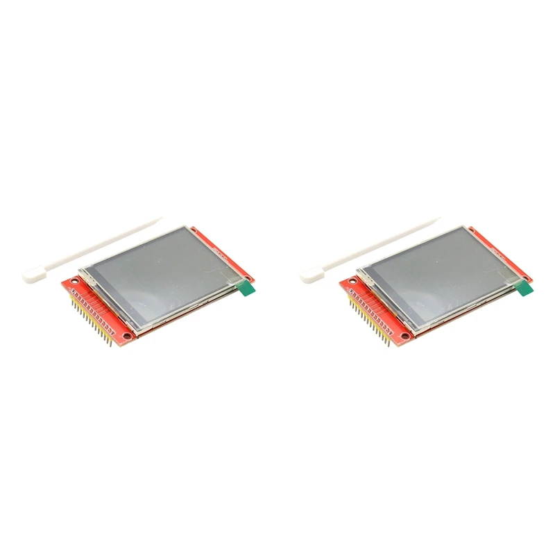 

B04B-2Pcs 2.8 Inch SPI TFT LCD LCD Module 240X320 ILI9341 With Touch LCD Module