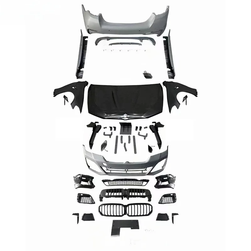 High Quality M Sport MT Style Old To New Body Kit Fit For 5 Series F10 2011-2017 Upgrade To G30 2021 Facelift Exterior Modificat
