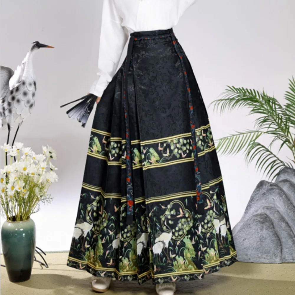 Long Skirts for Women Clothing Hanfu Horse Face Skirt Cosplay Ethnic Style Streetwear Party Vintage Clothes Casual Chinese style