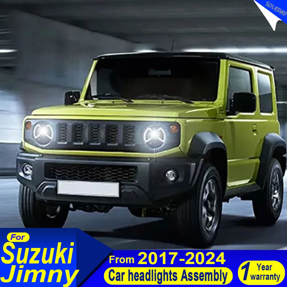Car Headlight Assembly For SUZUKI Jimny 2018 2019 2020 2021 2022 2023 Front Head Lamp Turning Signal Headlights Plug and Play