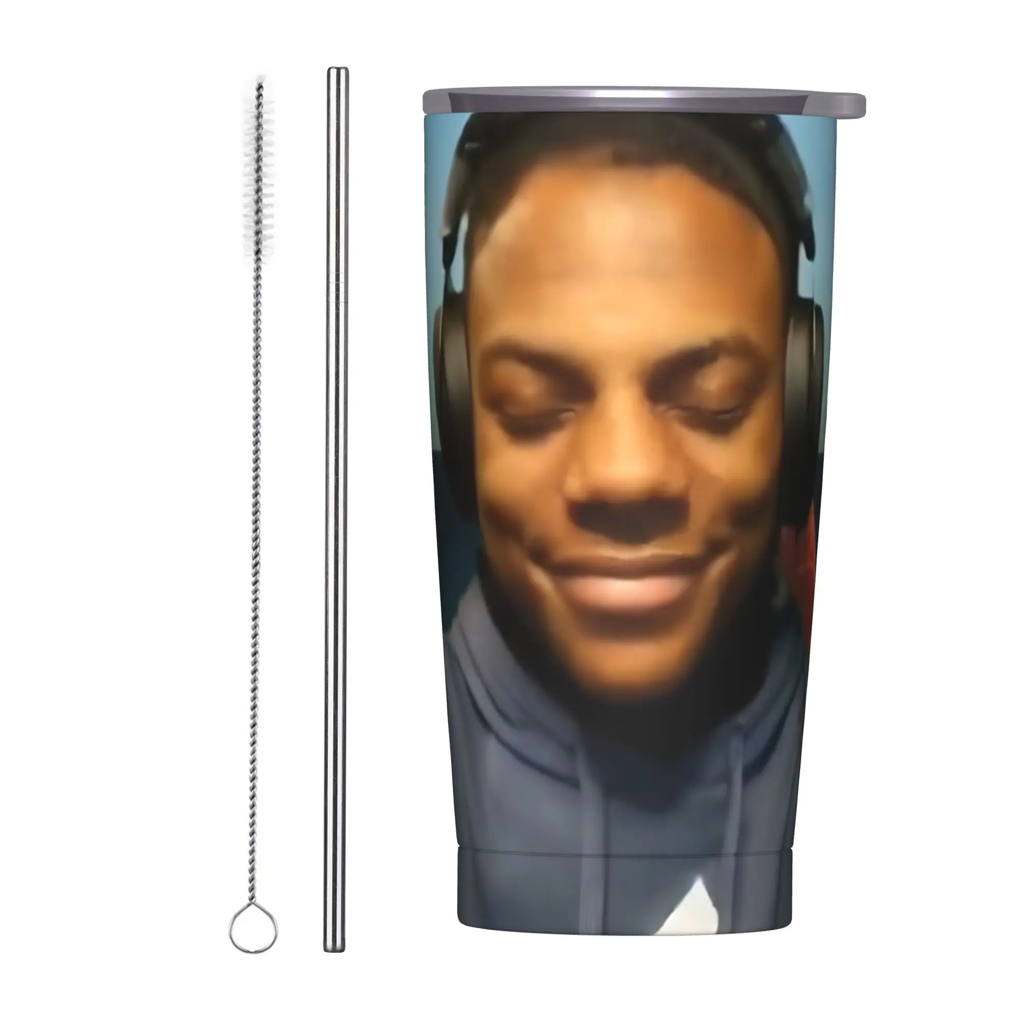 IShowSpeed Funny YouTuber Tumbler Vacuum Insulated  Coffee Cups Stainless Steel Double Wall Mugs Hot Cold Drink, 20oz