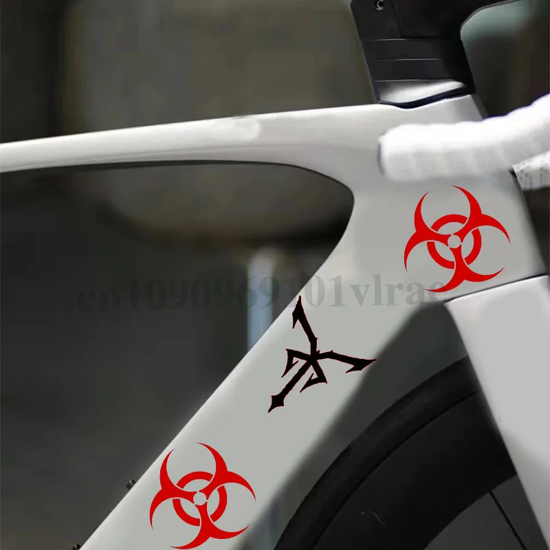 Bike Frame Cool Stickers Bicycle Top Tube Waterproof Decals for Bicycle Decorative Frame Bike Motorcycle Accessories Stickers