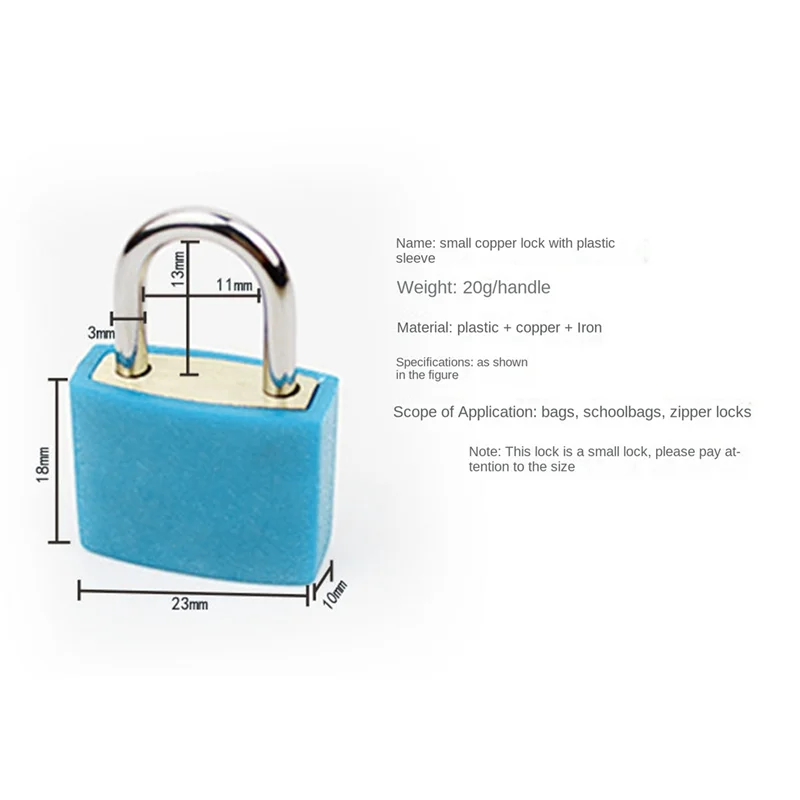 Hot sale 6Pcs Suitcase Locks with Keys,Small Luggage Padlocks Metal Padlocks Mini Keyed Padlock for School Gym Classroom