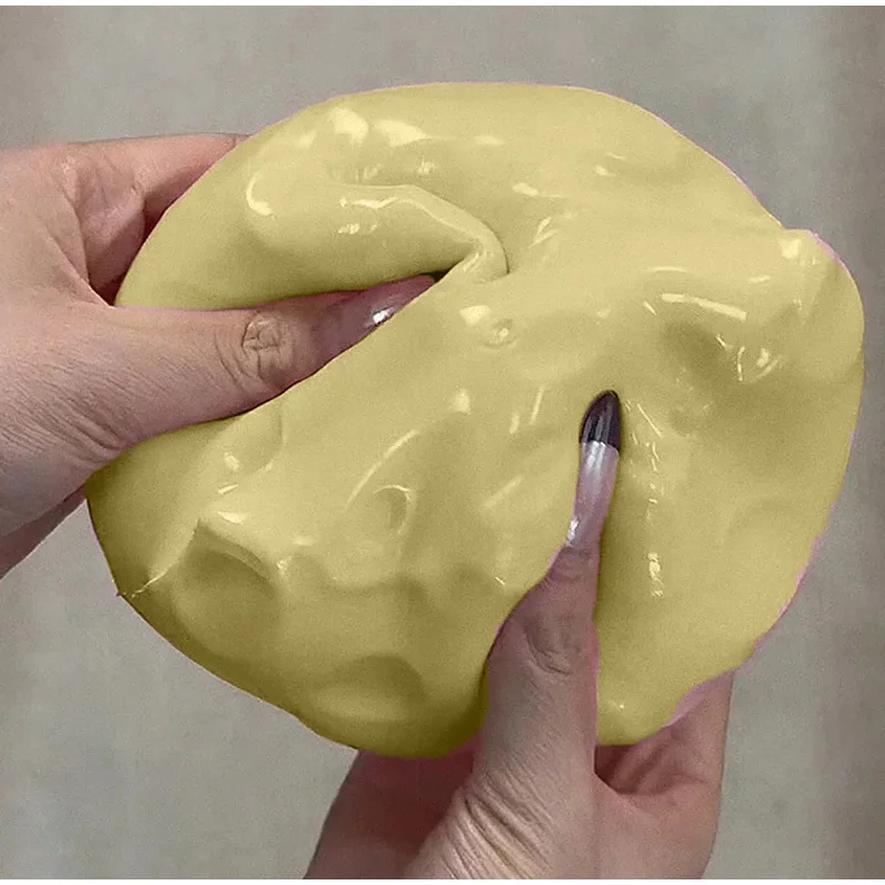 Jumbo Cheese Cube Stress Ball Shapeable Slow Rebound Squeeze Ball Stress Relief Fidget Toys Home Ornament Kids Birthday Gifts