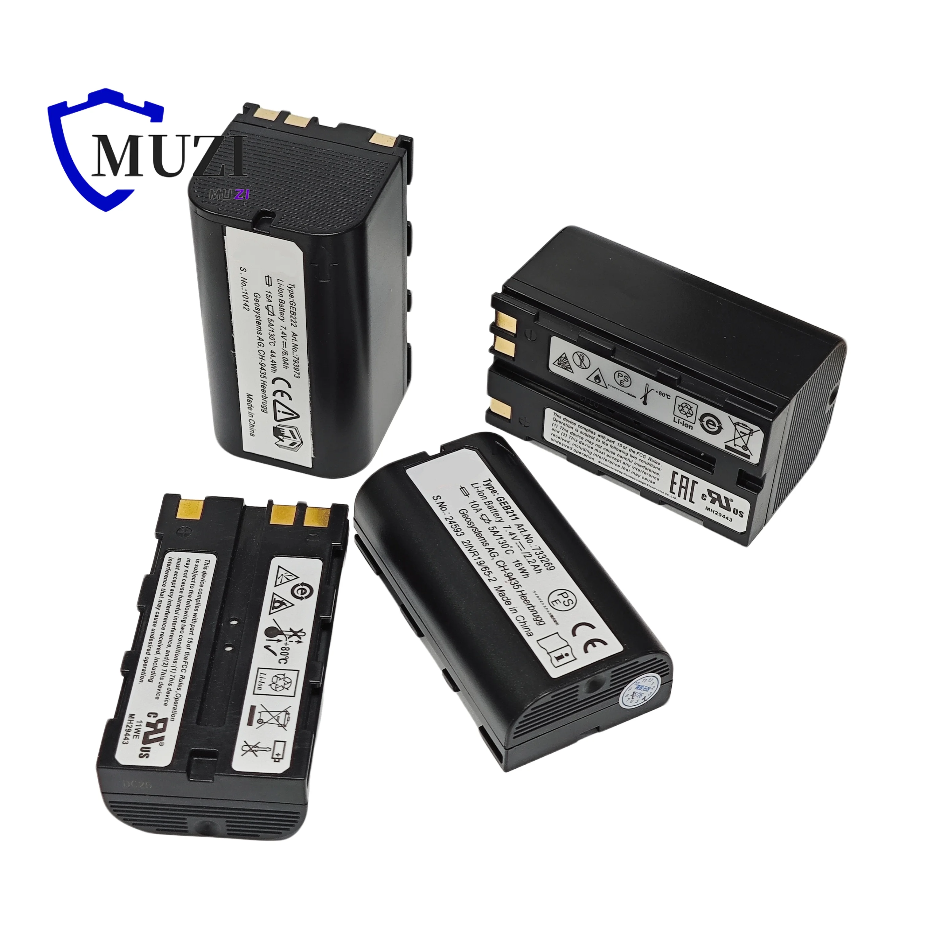 Wholesale 5pcs GEB211 GEB212 GEB221 GEB222 Li-ion Battery for Leica Total Station TS02 TS06 TPS1200 GPS RTK Surveying Controller