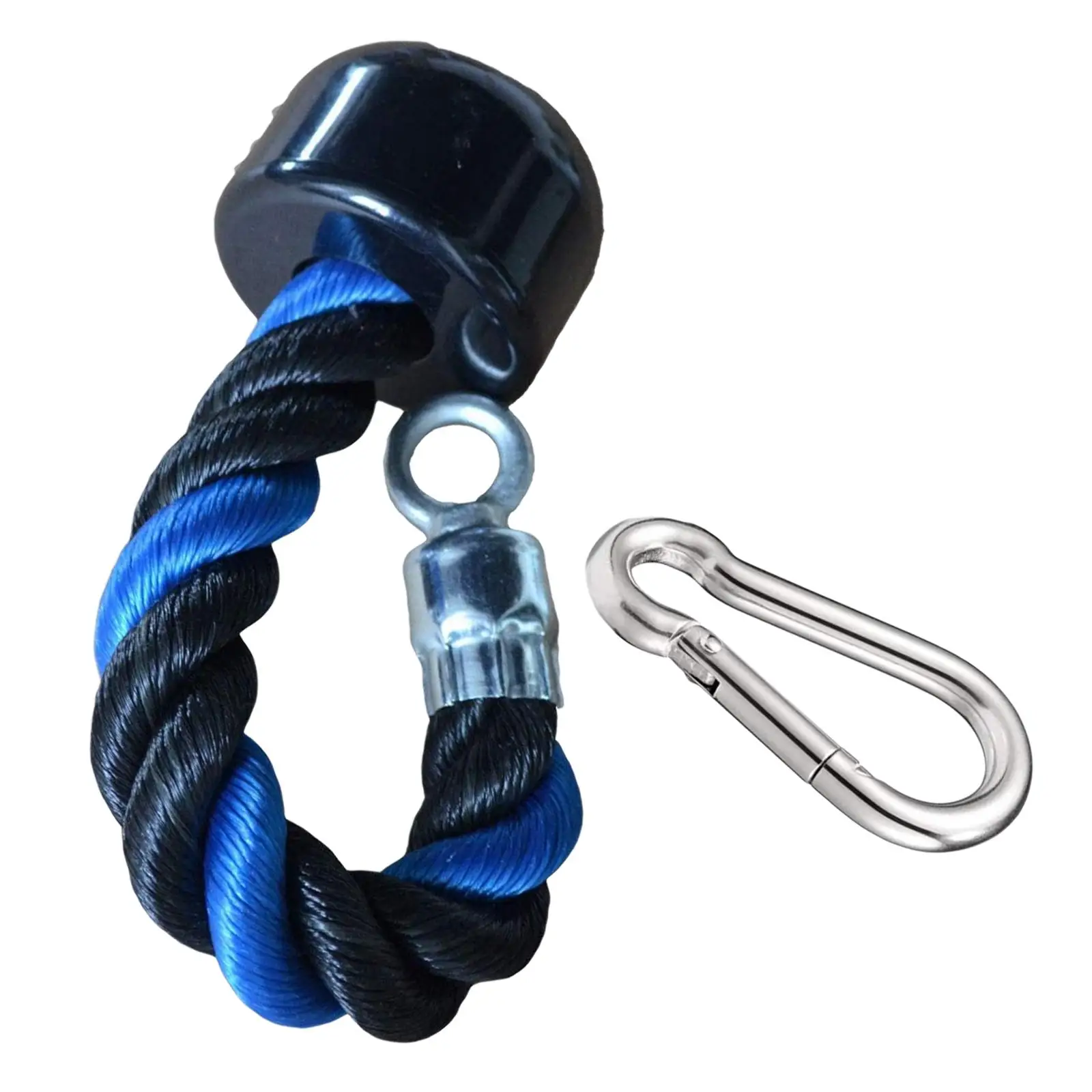 Nylon Tricep Rope Single Grip Pulley Cable Machine Attachment Gym Exercise Equipment for Bodybuilding Training