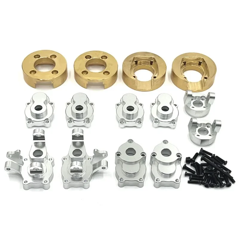 Metal Portal Axle Gear Housing Brass Weight Note: Color deviation might exist due YK4083  CR1.8 Yucatan 1/8 RC Car Upgrade Parts