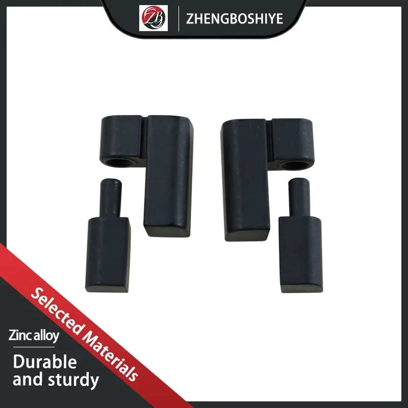 

Black Left And Right Detachable Small Hinges Suitable For Industrial Machinery Cabinet Door Hinge Accessories
