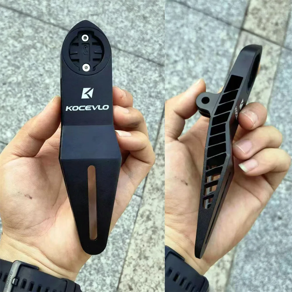 Legierung 3D Gedruckt Straße Fahrrad Computer Halterung Geeignet für Integrierte Lenker Verlängerung Unterstützung Halterung für Garmin GoPro – Detail 9