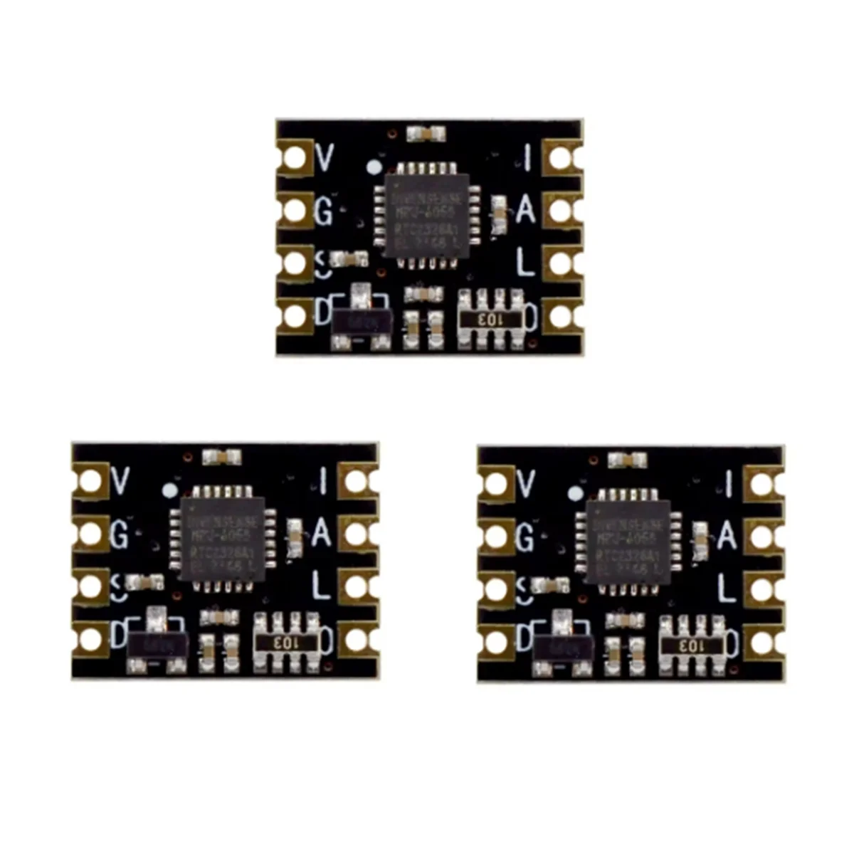 2025+ 3Pcs MPU-6050 Module Triaxial Acceleration Gyroscope Module 6DOF Gyroscope Sensor Module for Robotics DIY Projects