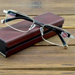 MEN Titanium alloy +TR90 Senators Antireflective coated reader read Non spherical reading glasses +0.75 +1 to +4