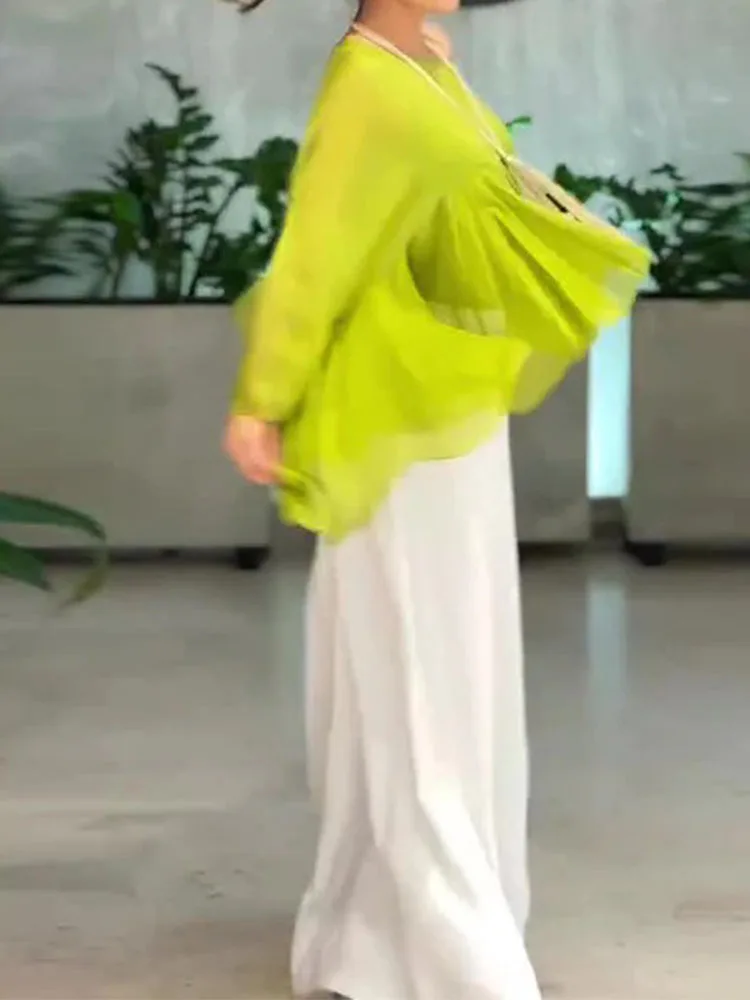 

Элегантные топы и брюки с круглым вырезом и длинными рукавами, осенние женские простые комплекты из двух предметов для отпуска, модные контрастные цвета, одежда для отдыха и поездок на работу