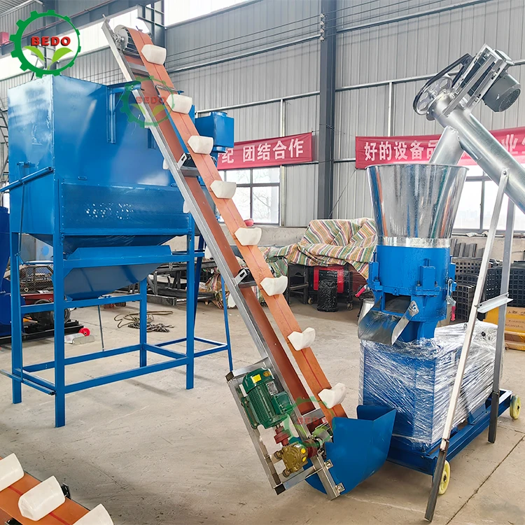 

High Capacity Animal Feed Making Processing Production Line Chicken Cattle Poultry Feed Making Machine Line