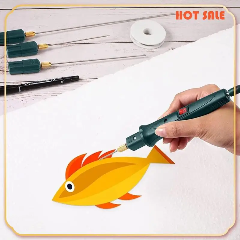 ABFA Hot Wire Foam Cutter Kit With Temperature Controller,100-240V/24W Electric Cutting For Art Craft EVA Foam Carving