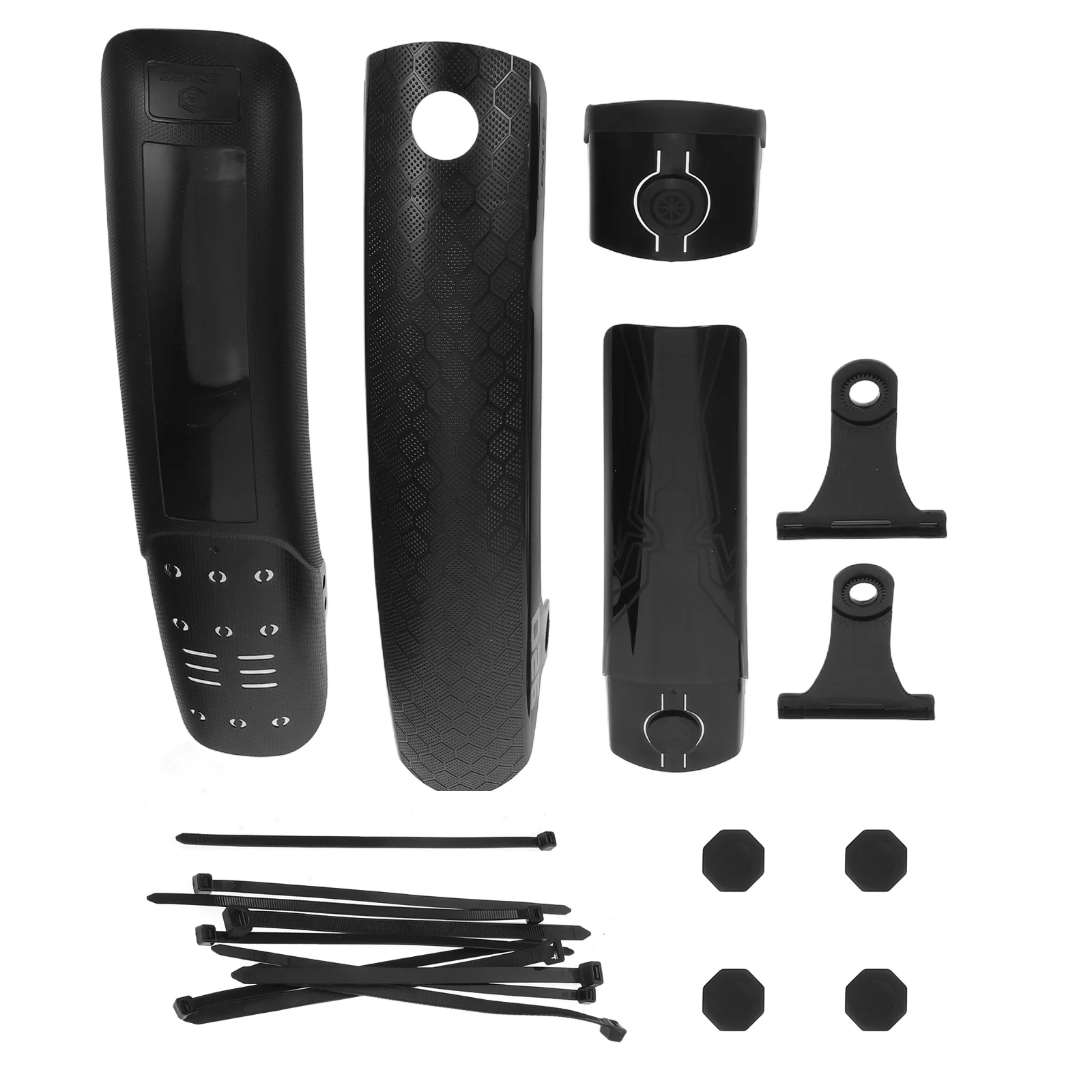 

1 Set Universal Mountain Bike Mudguard 26/27.5/29 Inch Quick Release Extended Wide Design Front Rear Tire Ebike Gravel Rain Mud