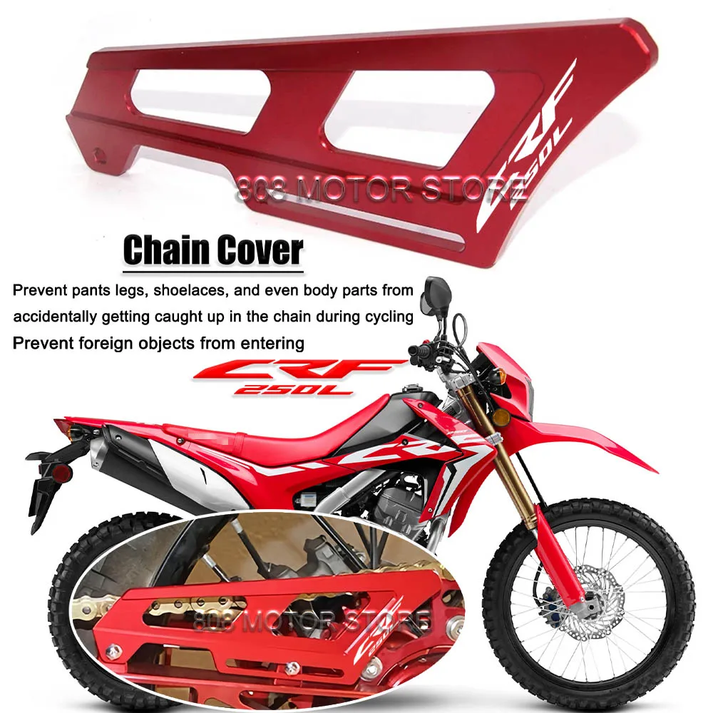 

Motorcycle Chain Guard for Honda CRF250L crf250l CNC Aluminum Chain Cover Protector – Off-road Chain Guard