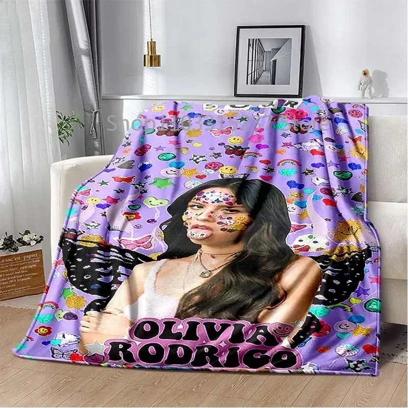 Music Blanket Olivia-Rodrigo SOUR,cosplay Soft Warm Yoga Throw Blankets,Sofa Bed Bedroom,Valentine's Day Fans Gift,Tapestry