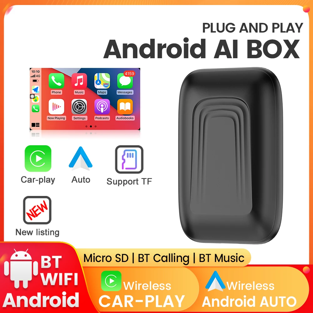 

Мини Ai Box беспроводной Carplay Android авто для Audi Mercedes Volkswagen Hyundai Toyota Volvo Lexus поддержка TF новый список BT WIFI
