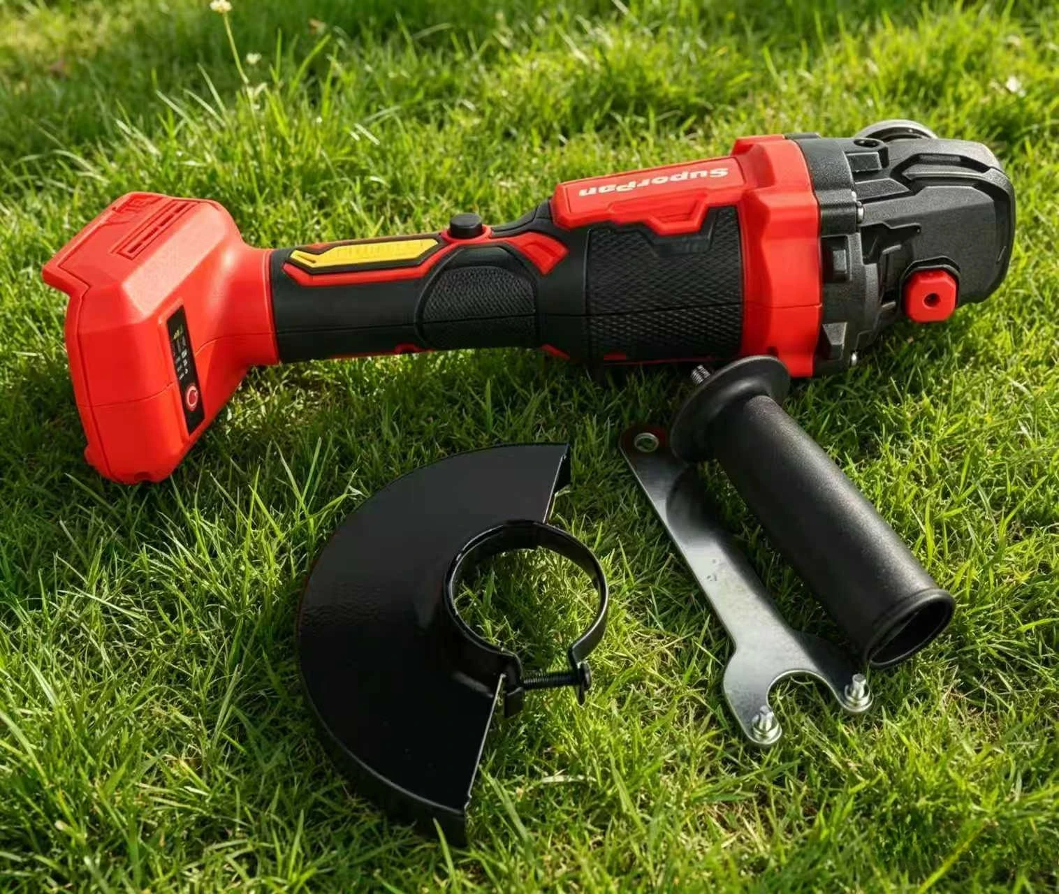 

Усиленная угловая шлифовальная машина 20В, 680Вт, 125мм, для строительства, каменной кладки, металлообработки, совместима с аккумуляторами Makita.