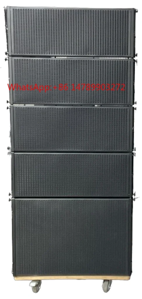 Dual 10 Inch Line Array Active PA Speaker System Professional Stage Sound Device