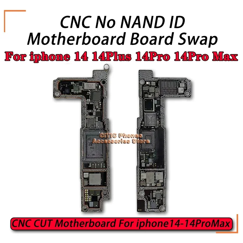 CNC CUT Motherboard For IPhone 14 Pro Max Logic Board Polishing CPU AP RF Board iPhone 14 Plus Switching CPU Baseband Cutting